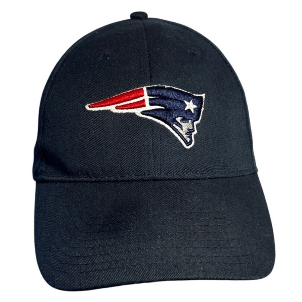 New England Patriots Hat Reebok Navy Blue Adjustable Football NFL Embroidered